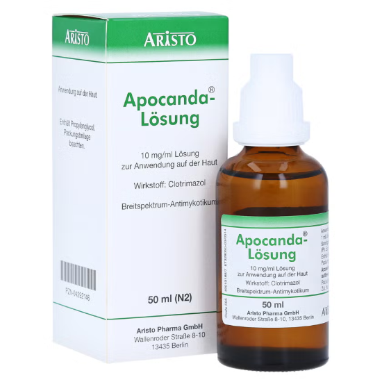 Aristo Apocanda Klotrimazol İçerikli El & Ayak Mantarına Yönelik Etkili Bakım Damlası 50 ml resmi