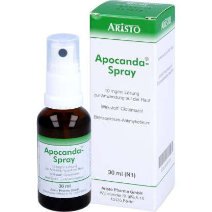 Aristo Apocanda Klotrimazol İçerikli El & Ayak Mantarına Yönelik Etkili Bakım Spreyi 30 ml resmi