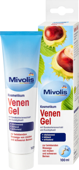 Mivolis Venen Jel – At Kestanesi ve Okaliptüs Yağlı Bacak Bakım Jeli 100ML resmi