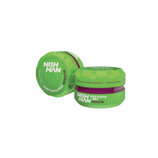 Nishman	05 Keratin Aqua Wax Keratin Özellikli, Parlak ve Güçlü Tutuculuk 150ML resmi