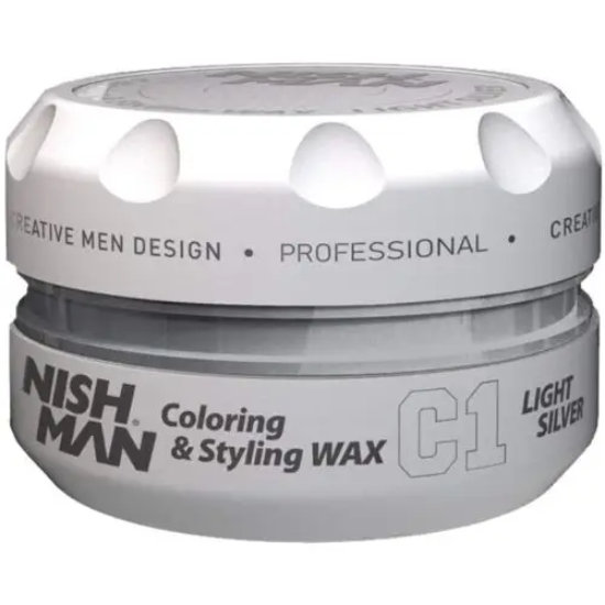 Nishman	C1 Açıkgri Premium Saç Boyama Wax100ML resmi