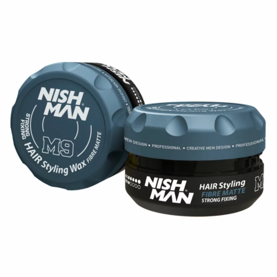 Nishman	M9 Güçlü Mat Wax Kısa Ve Dalgalı Saçlara Özel 100ML resmi