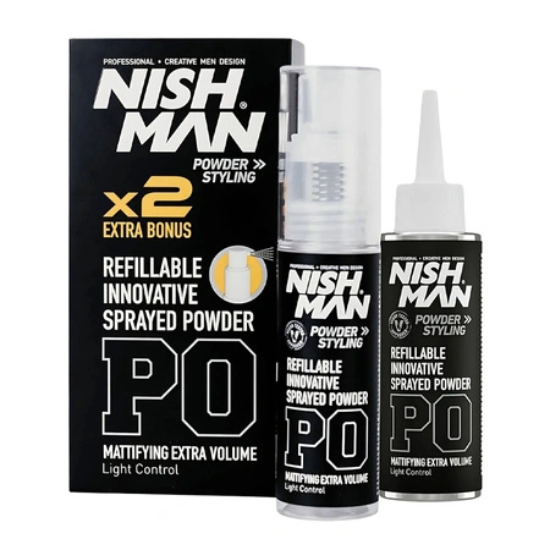 Nishman	P0 Pudra Wax Yedek Hediyeli Özel Pompalı Şişe resmi