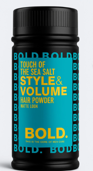 BOLD Deniz Tuzlu Saç Pudrası 20 Gr Orta Tutuş Mat Hacim Veren Hair Powder Erkek resmi