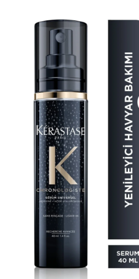 Kerastase Chronologiste Serum Universel Hyalüronik Asit Içeren Yenileyici Saç Bakım Serumu 40ml resmi