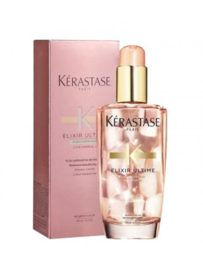 Kerastase Elixir L'huile Rose Boyalı Saçlar Parlaklık Yağı 100 ml resmi