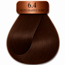 Hush The Passion Amonyaksız Saç Boyası 6.4 Koyu Kumral Bakır 60 ml resmi