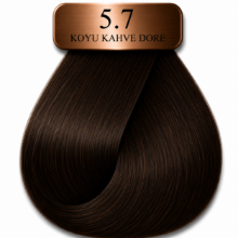 Hush The Passion Amonyaksız Saç Boyası 5.7 Çikolata Açık Kahve 60 ml resmi
