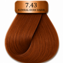 Hush The Passion Amonyaksız Saç Boyası 7.43 Kumral Bakır Dore 60 ml resmi