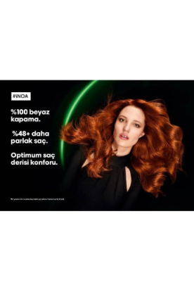 Loreal Inoa Amonyaksız Vegan Saç Boyası 6.66 Koyu Kumral Yoğun Kızıl 60 ml resmi