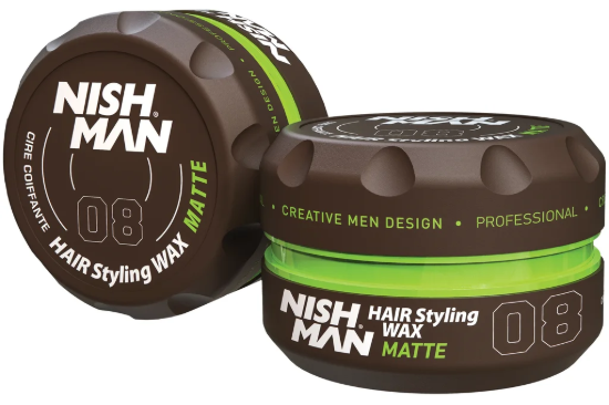 Nishman 08 Mat Kil Wax Doğal Mat ve Güçlü Tutuculuk, 150 ml resmi
