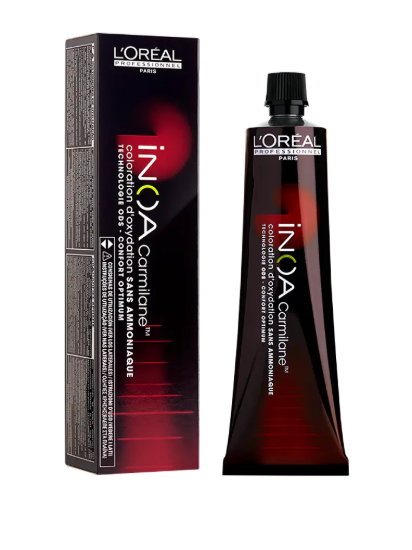 Loreal Inoa Amonyaksız Vegan Saç Boyası 6.66 Koyu Kumral Yoğun Kızıl 60 ml resmi